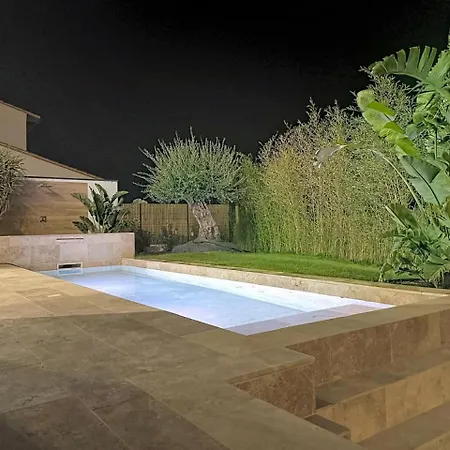 Soleilla Chic Et Calme Piscine Privee Clim Pollestres